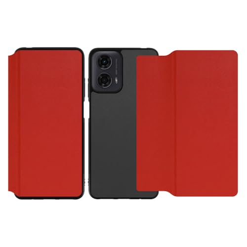 LOOF SLIM-FIT U[ ^ X}zP[X for motorola moto g24 p P[X Jo[ 蒠^ J[h[ Xgbvz[ Vv ϏՌ y leather[XJ[bg]