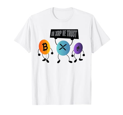 En XRP confiamos en XRP Ripple criptomoneda Camiseta