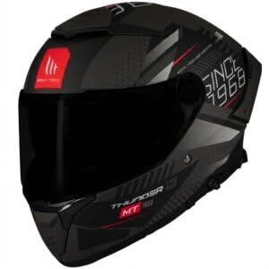 Casco MT Integral Thunder 4 SV LUMINENCE D1 Mate Talla L + Visera Negra INCLUIDA