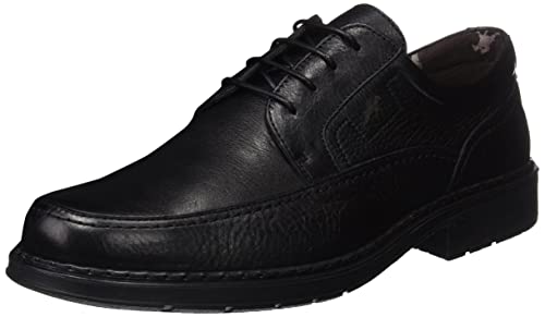 Fluchos Clipper Zapatos de Cordones Derby, Hombre, Negro (Negro 000), 42 EU (8.5 UK)