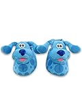 Blue's Clues & You Blue Toddler Plush 3D Sock Top Slippers (9-10 M US Toddler, Blue) - Image 3