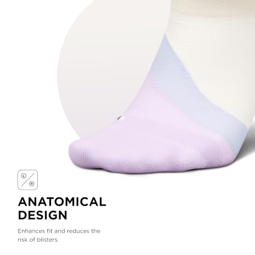 Image of Feetures Elite Light Cushion No Show Tab Sock Wave