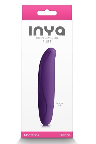 NS Novelties Inya Flirt Dark Vibrator Purple 8,7 x 2,6 cm