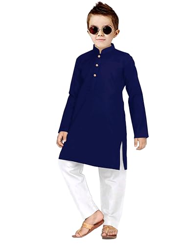 Image of Trustous Ethnic Wear Boys's Cotton Kurta Pyjama Sets
