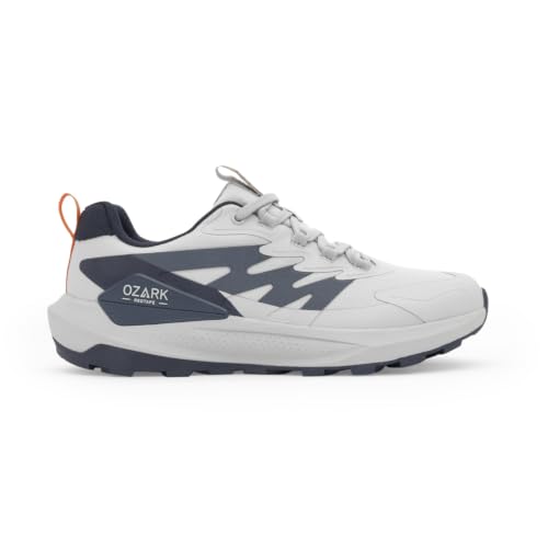 Image of Ozark Green and Black Trail Running Shoes for Men | Low-Cut Outdoor
