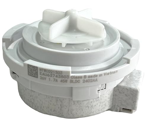 EAU63743803 NTWC021S03 Drain Motor Pump Fit for LG Washer WM3600HWA WM3600HVA WM3700HRA WM3400CW WM3700HVA WM3700HWA WM3500CW DC26V 1.7A Warranty:3-year.