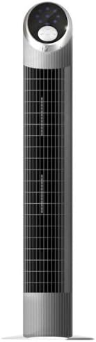 1760 Air Ionizer Tower Fan with Remote Control Oscillates Internally