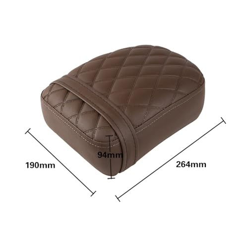 Asiento trasero motocicleta Rebel CM1100 de cuero premium con costuras reforzadas 3