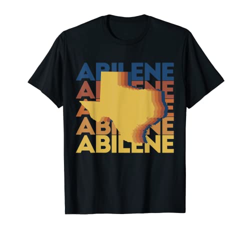 Abilene Texas T Shirt Vintage TX Repeat Design T-Shirt