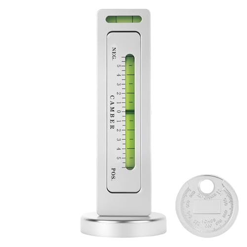 LZVXTYM Wheel Alignment Tool, Adjustable Magnetic Gauge Tool, Camber Caster Strut Wheel Hub Alignment Instrument, Car Accessories for Most Automotive Truck RV