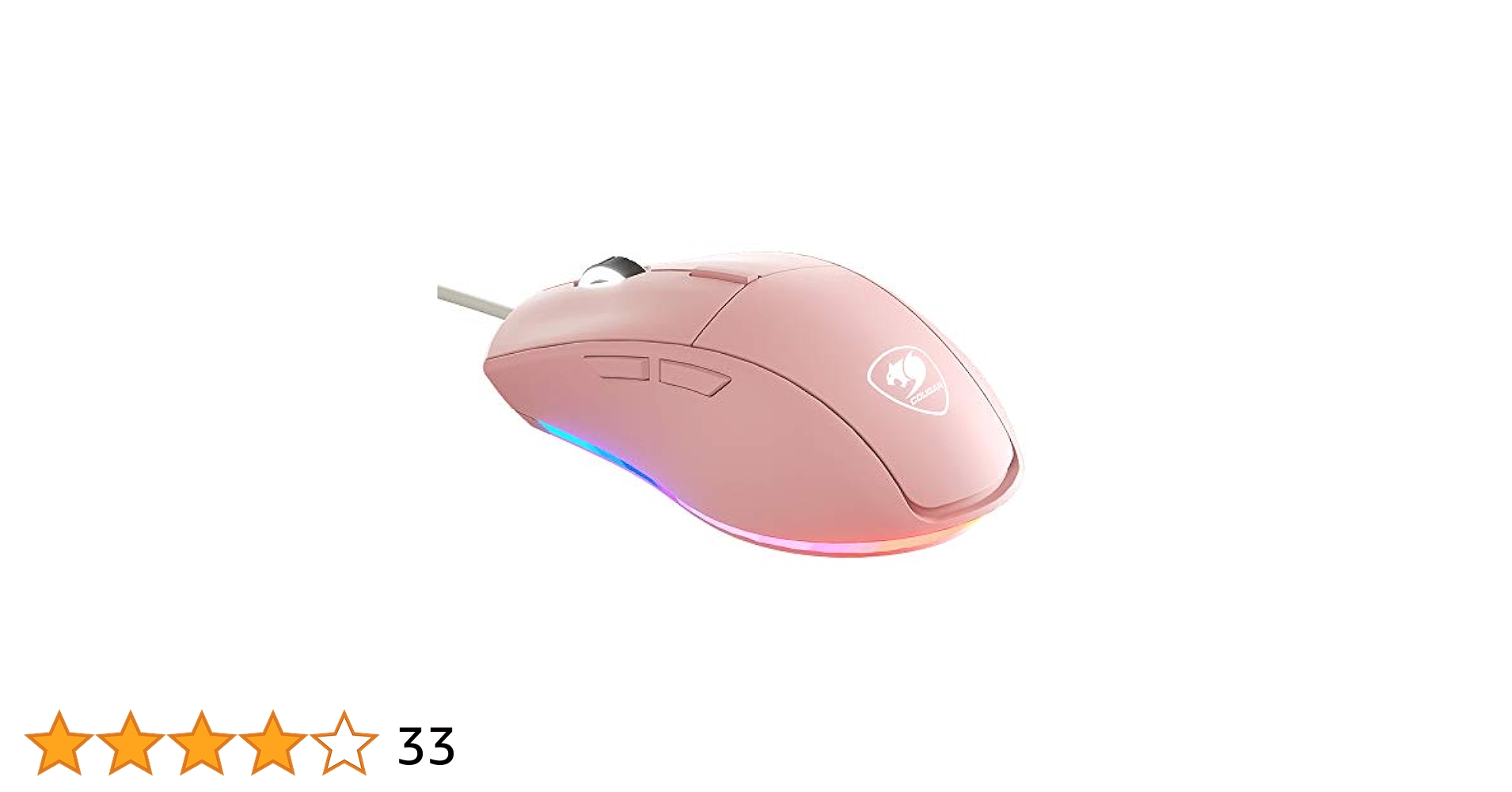 COUGAR ゲーミングマウス Surpassion カラフルなバックライト搭載 DPI・ポーリングレート変更可能 LCDスクリーン搭載 CGR-WOMB-SUR【国内正規品 mxn26g8 COUGAR ゲーミングマウス Surpassion カラフルなバックライト