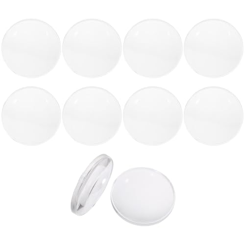 Ipetboom 10 Lentes Acrílicos para Gafas de Realidad Virtual 37mm, Bloqueadoras de Luz para Accesorios VR, Repuesto para Lentes 3D, Compatibles Gafas VR, Paquete de 10 Piezas