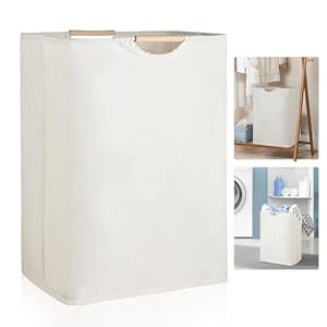Cesto ropa plegable, 53×39×27 cm, cubo ropa sucia, ideal como cesto ropa sucia estrecho para dormitorio, baño y dormitorio compartido – ahorro de espacio para almacenamiento eficiente de ropa sucia.