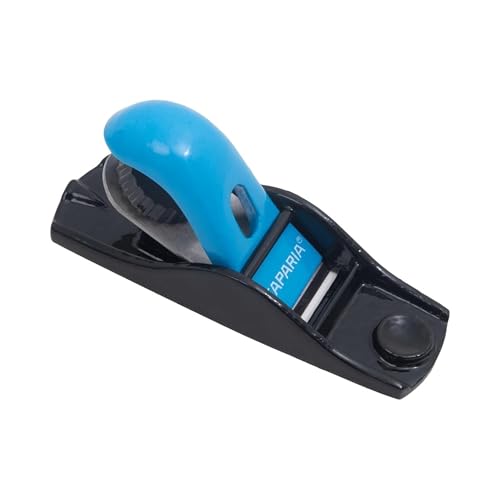 Image of Taparia CBP 102 Block Plane with 140mm Cast Iron Body-35mm Hardened Carbon Steel Blade for Fine Woodworking-Premium Wood Smoothing Tool for Carpentry, Trimming & End-Grain Work