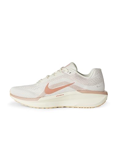 Nike Women's Winflo 11 Sneaker, Pale Ivory/Metallic Rose Gold/Particle Pink, 8.5