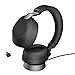 Produktbild Jabra Evolve2 85 Wireless PC Headset with Charging Stand  Noise Cancelling UC Certified Stereo Headphones with Long-Lasting Battery  USB-C Bluetooth Adapter  Black