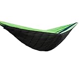 Night Hammock Underquilt for Camping Backpacking, Winter Version, Essential Hammock Gear (Black)