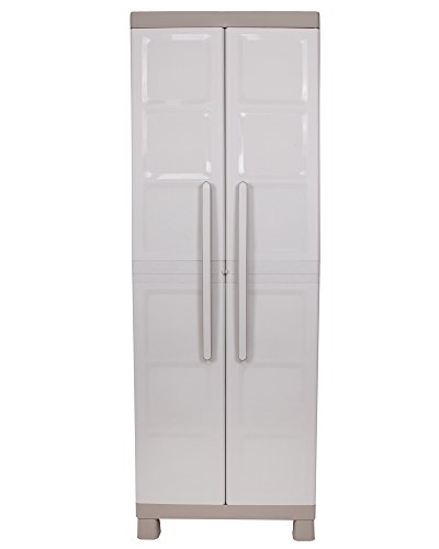 Preisvergleich Produktbild Excellent Ondis24 XXL Kunststoffspindschrank Haushaltschrank Besenschrank Edler Optik