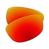 [EZReplace] 交換用 レンズ Oakley Pit Boss 2 OO9137 サングラス（偏光レンズ）- 適合Oakley Pit Boss 2フレーム（ファイアレッド）