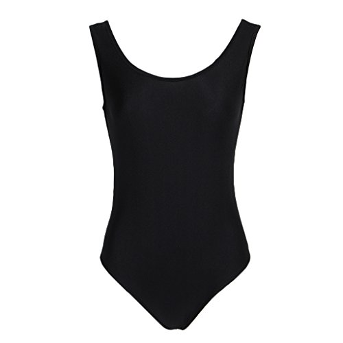 Homyl Vintage Maiô Feminino Flex Uma Peça Maiô Preto Elastano Maiô Plus Size