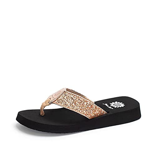 Yellow Box Feliks japonki damskie, złoto - różowy (Rosegold) - 40 EU