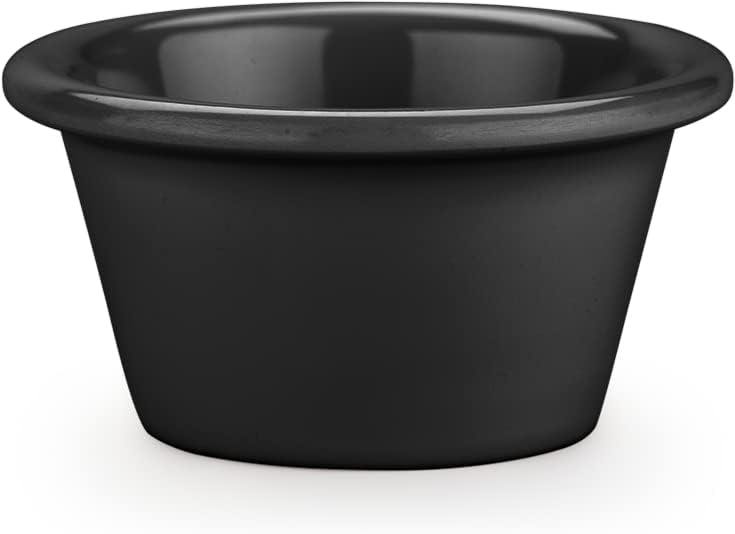 Melamine Smooth Ramekin de 2 onzas, color negro, paquete de 72 unidades