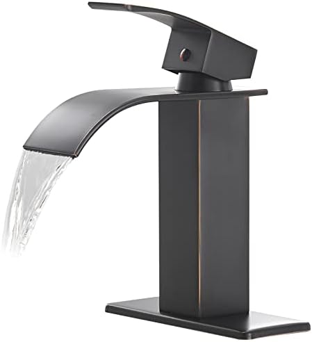Dr Faucet Waschbeckenarmatur Waterfall – Einhebel, ölgeriebene Bronze, Für Vessel-Becken Oder Wandmontage