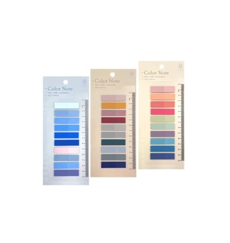 Image of Sticky Tabs for Notebooks - 600 Pcs Sticky Index Tabs, PET Page Markers for Books, Notes & Office Files - Colorful Annotation Sticky Flags (Pack of 3, Multicolor)