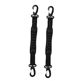 VICASKY 2 Stück Teiliges Skischuh tragegurte aus Robustem PVC und Pom mit Gepolstertem Schulterriemen und Leicht Geeignet für Ski Rollschuhe für Herren und Damen