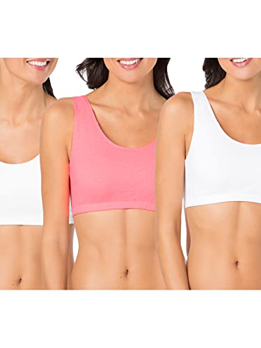 Image of Fruit of the Loom Women's Built-Up Sports Bra, (Pack of 3)