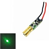 Tensión de trabajo: DC: 3-5V Mini luz de láser Verde 515nm 520nm 5MW Láser Verde Diodo del diodo Módulo de Puntero Nivel de Puntero for el posicionamiento de apuntar (Color : 1pc)
