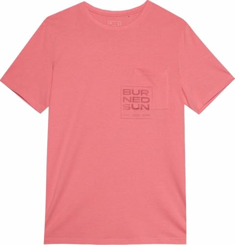 4F Tshirt M1284 Corail Saumon XXL pour Homme, Corail Saumon, XXL