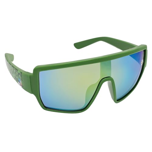 Image of ARKAID Minecraft Boys Sunglasses | Official Minecraft Gear | 100% UV Protection | Official Minecraft Boys Sunglasses and Sports Wraps | Impact Resistant | Gift Idea | Fits Most Kids