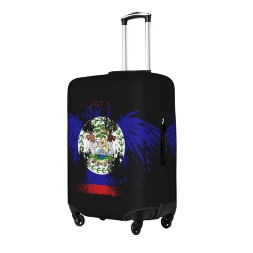 Travel Luggage Cover Belize Belizean Flag Fashion Washable Baggage Suitcase Protector Fit For Luggage Large2