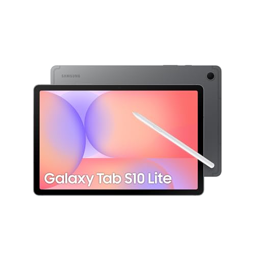 Samsung Galaxy Tab S10 Lite, 3 anni di garanzia, Tablet Android, WiFi, 6GB RAM, 128GB, 10.9″ Dispaly LCD, S Pen, Android 15, Gray [Versione italiana]