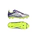 Adidas Unisex-Kids F50 League Firm Ground/Multi Ground, Purple Rush/White/Lucid Lemon, 1