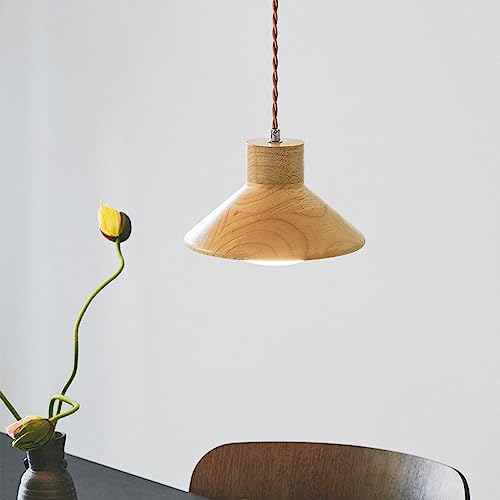 Suspension decorative cuisine en bois pour ilot de table - 4