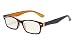 Produktbild Eyekepper Computer-Lesebrille mit Federscharniere Bügle in UV-Schutz, Anti-Blau-Strahlen Blendschutz und kratzfest Gläser (Gelb getönte Gläser, in Schwarz-Gelb Fassung)