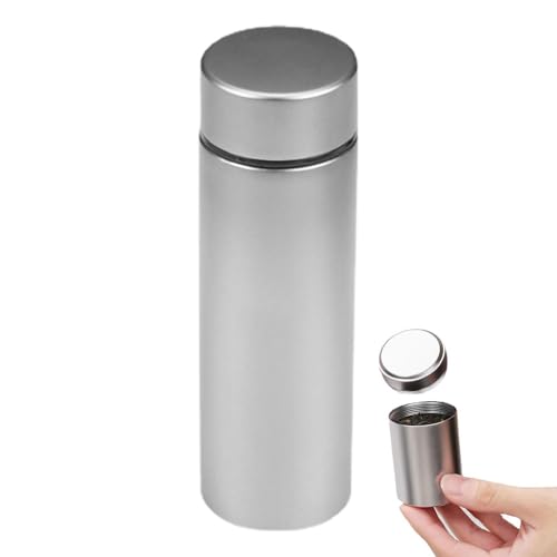 Bote De Café De Metal - Contenedores De Almacenamiento De Té, Bote De Metal Con Tapa Hermética | Contenedor Inoxidable, Bote De Metal Decorativo, Tarro De Aluminio A Prueba De Olores Para Posos De Caf