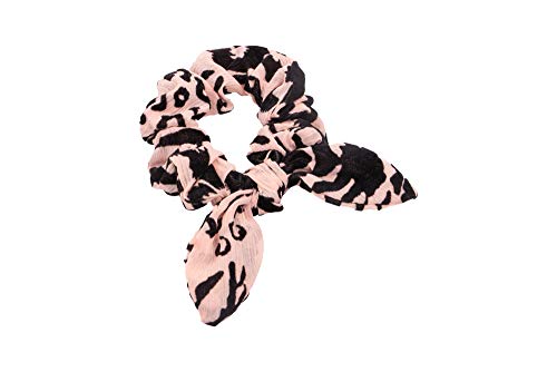 Scrunchie Animal Rose, Lanossi Beauty & Care, Rosa e Preto