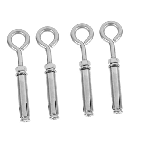 Cabilock 2 Set Bulloni Da Muro Per Carichi Pesanti Viti E Tasselli Espansione Ancore A Parete Ancora Muro Cavo Ancore Murali Viti Per Muro Di Cemento Acciaio Inossidabile Argento 2 Pezzi*2