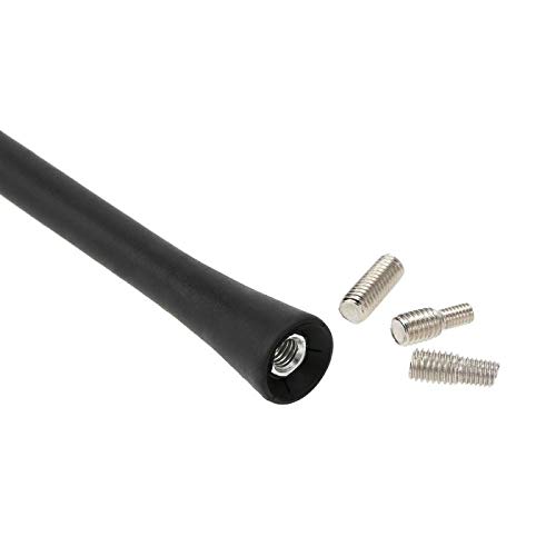 INION 40cm Auto Antenne Universal - Kurzstabantenne Mit Adapter Set