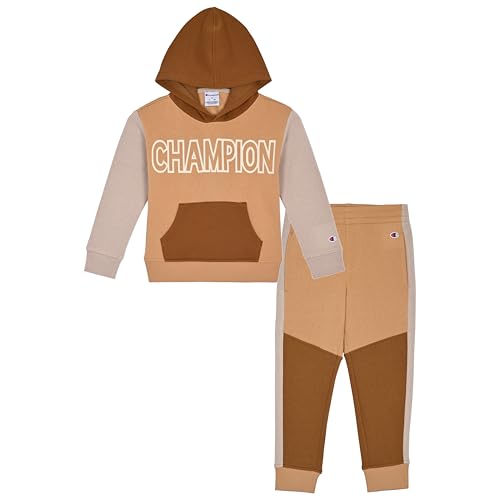 Champion Boys Hoodie and Jogger Set for Kids 2 Piece Athletic Sweatsuit Sets - image 1
