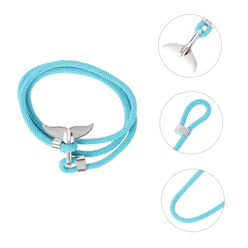 Bracelets couple queue de baleine cordon enroulé style minimaliste - 4