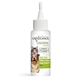 Vetocanis - Prodotto per la pulizia orecchie cane e gatto 60 ml - Pulisci orecchie per cani e gatti di tutte le taglie, razze ed età - Lozione pulizia orecchie con formula a base di estratti di piante