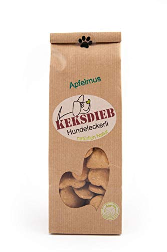 Keksdieb Apfelmusherzen - Hundekeks natürlich natur apfelmus (100 g)