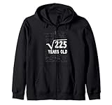 Square Root of 225 15 Years Old 15th Birthday Gift