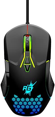 Redgear A-15 Wired Gaming Mouse with Upto 6400 DPI, RGB & Driver Customization for PC(Black)