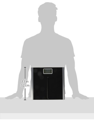 Eat Smart Precision Premium Digital Bathroom Scale With 3.5 Inch Readout Display And "Step-On" Technology, Bath Scale For Body Weight, 400 Lb Capacity, Black #TOP3