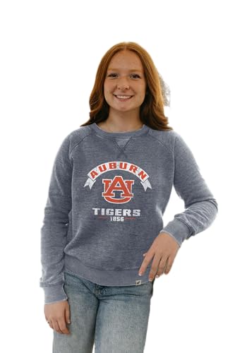 Sudadera de mujer para tardes de otoño Blue 84 NCAA crewneck estilo universitario